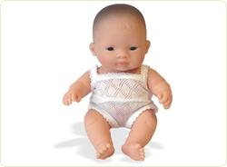 Papusa bebelus fetita asiatica 21 cm