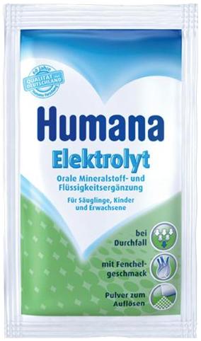 Elektrolyt fenicul folie cu 2 plicuri x 6.25 gr Humana - HopaSus