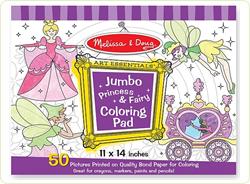 Caiet Jumbo cu desene pentru colorat - Printese si zane