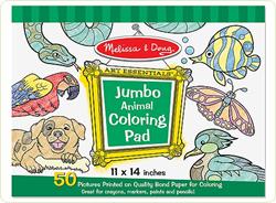 Caiet Jumbo cu planse pentru colorat - animale