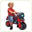 Motocicleta cu casca Rosie