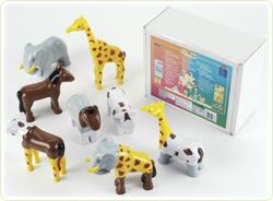 Puzzle magnetic 8 animale 