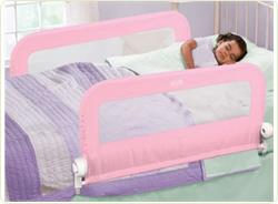 Set 2 protectii pliabile pentru pat Pink