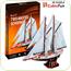 Puzzle 3D Two-masted Schooner