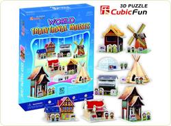 Puzzle 3D World Traditional House