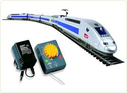 Trenulet electric TGV POS cu macheta