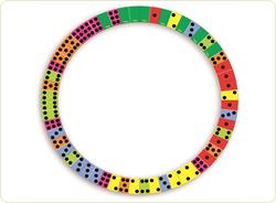 Domino alfabet circular