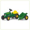 Tractor cu pedale si remorca copii 012190 