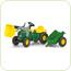 Tractor cu pedale si remorca copii 023110 verde