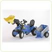 Tractor excavator cu remorca 049431