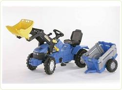 Tractor excavator cu remorca 049431