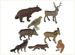Animale din padure set de 8 figurine