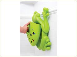 Frog Pod - broasca pentru depozitarea si scurgerea jucariilor de baie