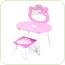Masuta frumusete cu scaunel Hello Kitty