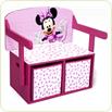Mobilier 2 in 1 pentru depozitare jucarii Disney Minnie Mouse