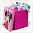 Taburet si cutie depozitare jucarii Disney Minnie Mouse