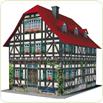Puzzle 3D Casa medievala, 216 piese