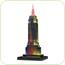 Puzzle 3D Empire State Building - Lumineaza noaptea, 216 PIESE
