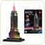 Puzzle 3D Empire State Building - Lumineaza noaptea, 216 PIESE