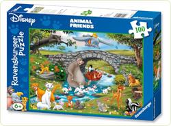 Puzzle Lumea animalelor, 100 piese