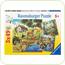 Puzzle Paudre, Zoo si animale domestice, 3x49 piese