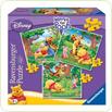 Puzzle Winnie The Pooh, 3 buc. in cutie, 25/36/49 piese