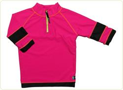 Tricou de baie pink black protectie UV 