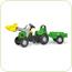 Tractor cu pedale si remorca 023196 Verde