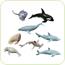 Animale marine set de 8 figurine