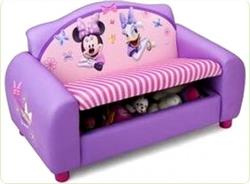 Canapea si cutie depozitare jucarii Disney Minnie Mouse
