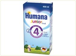 Humana Junior Drink 4 x 450 ml Humana - HopaSus