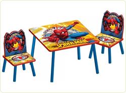 Set masuta si 2 scaunele Disney Spiderman