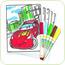 Set Carte de colorat Cars