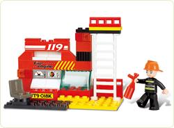 Set de constructie – Masina de pompieri