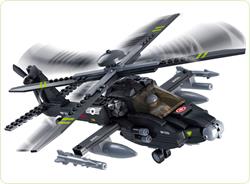 Set de constructie Sluban – Elicopter Apache