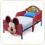 Set pat cu cadru metalic Disney Mickey Mouse 3D si saltea pentru patut Dreamily - 140 x 70 x 10 cm