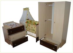 Mobilier camera copii si bebelusi PAULA Natur Venghe