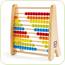 Abac din lemn cu bile colorate