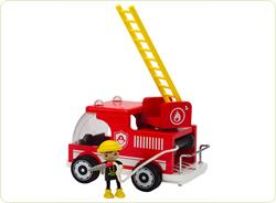 Masina de pompieri si figurina