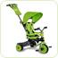 Tricicleta Baby Trike 4 in1 Dino Green