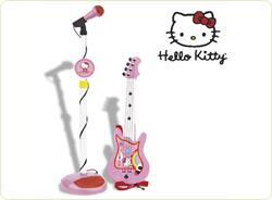 Set chitara si microfon Hello Kitty 
