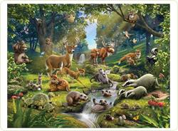 Tapet pentru copii Animals of the Forest