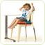 Perna inaltatoare scaun copii - fete
