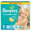 Scutece Pampers Active Baby 5 Junior Mega Box Pack 126 buc