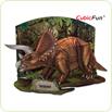 Triceratops - Colectia de puzzle 3D Age of Dinos 