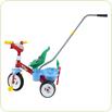 Tricicleta Baby Trike cu maner si set jucarii nisip
