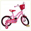 Bicicleta copii cu roti ajutatoare Hello Kitty 16"