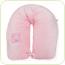 Husa blanita pentru perna gravida colectia Mis Mat roz 165cm