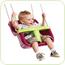 Leagan Baby Seat LUXE Culoare: Rosu/Galben, franghie: PP 10 