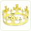 Set pelerina si coroana pentru deghizare Rege 92 cm